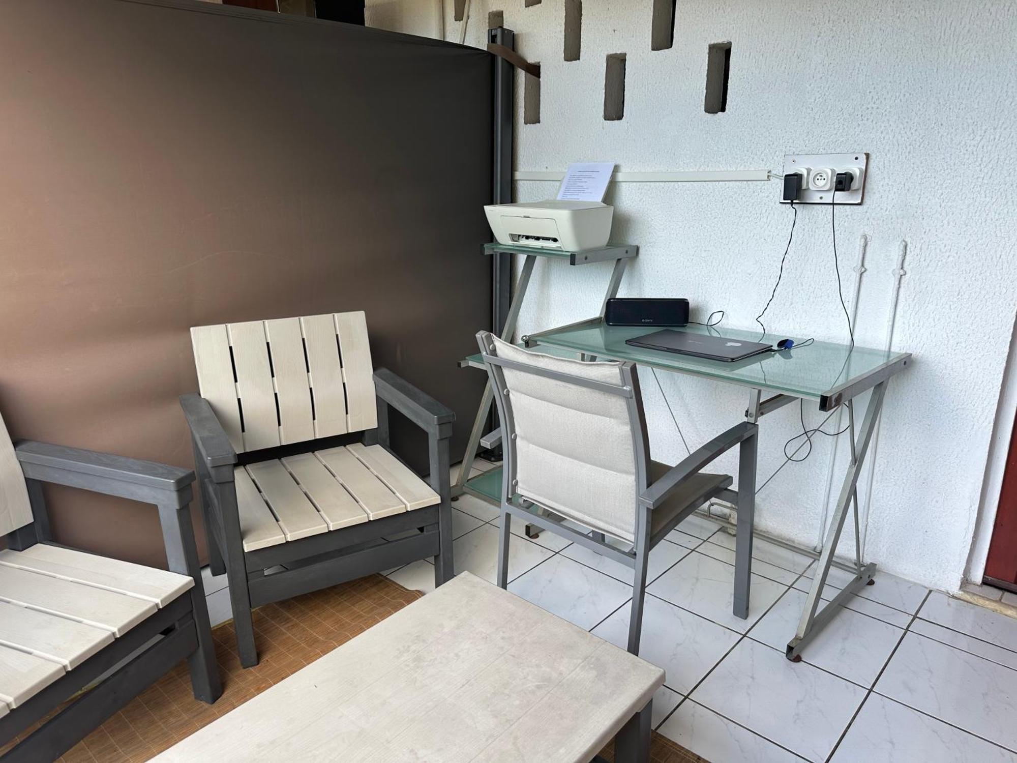 Appt F2 Bellissima Apartment Baie-Mahault Bagian luar foto